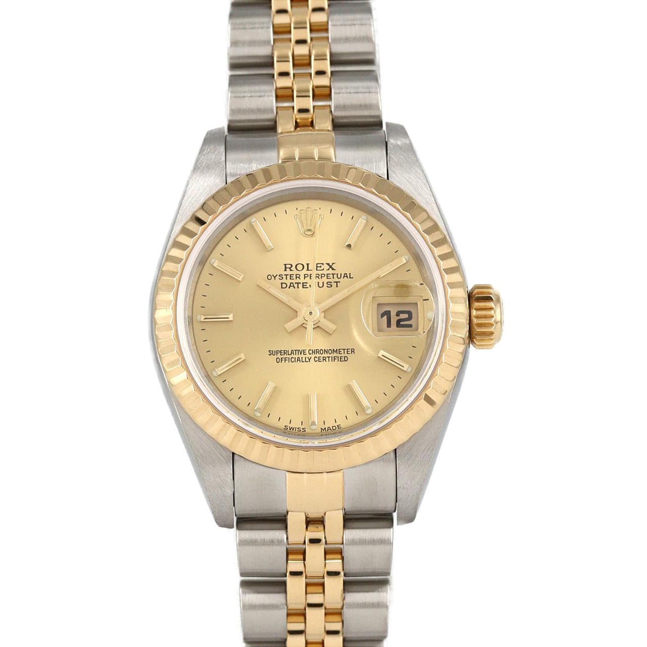 ロレックス デイトジャスト 79173 SSxYG 自動巻 Y番