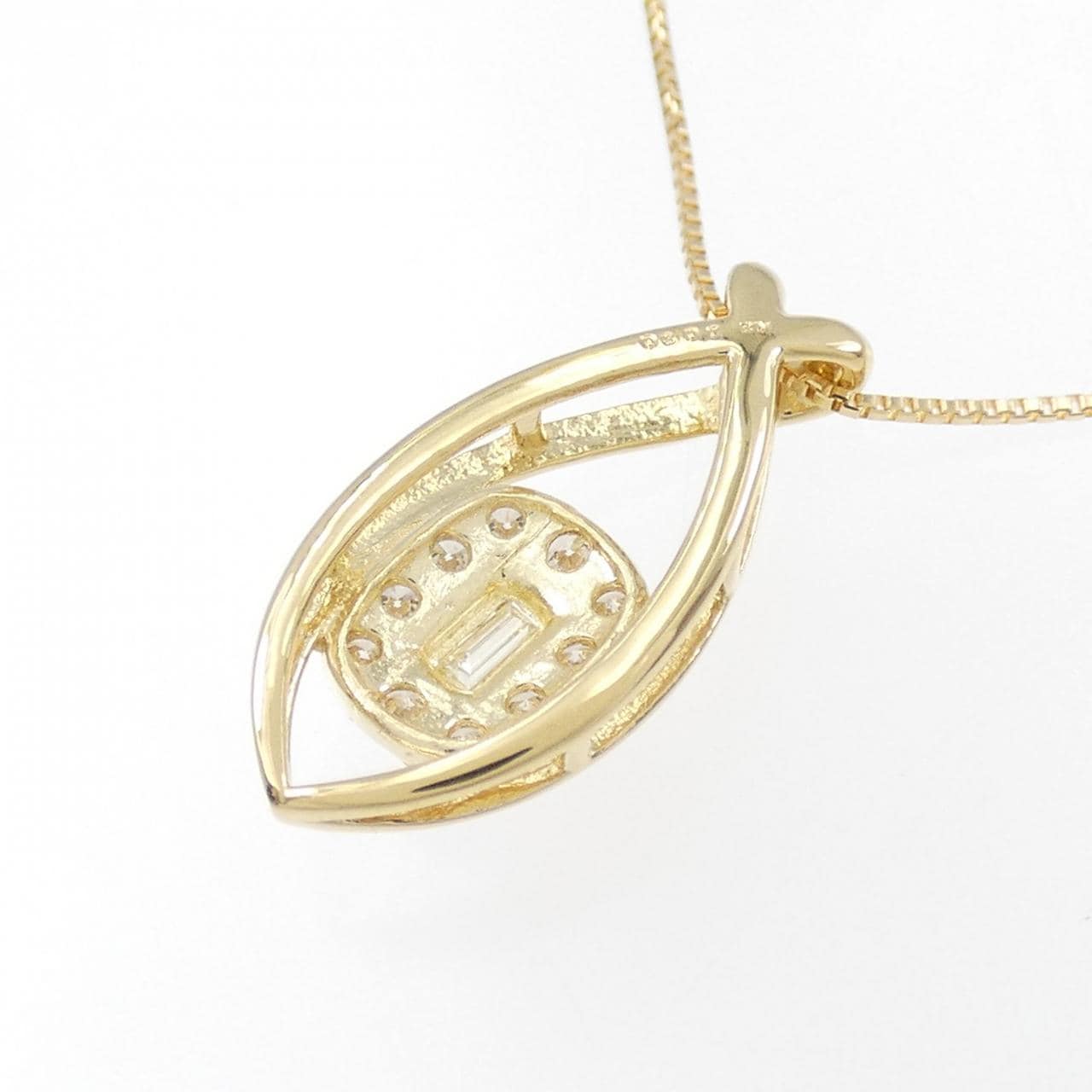 【新品】K18YG ダイヤモンド ネックレス 0.20CT