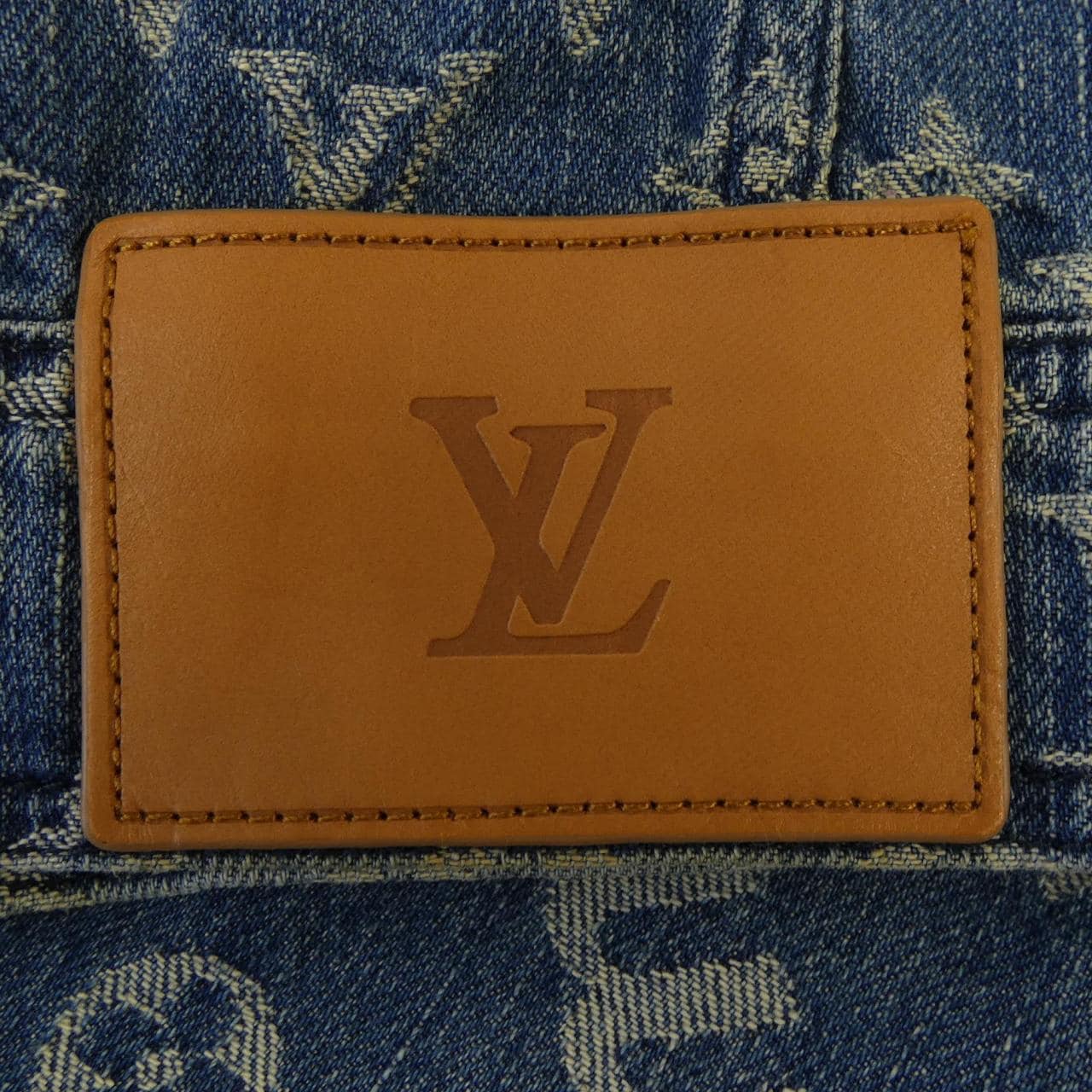 ルイヴィトン LOUIS VUITTON JACQUAD DENIM TRUCKER HDA91WALL SUPREME デニムジャケット