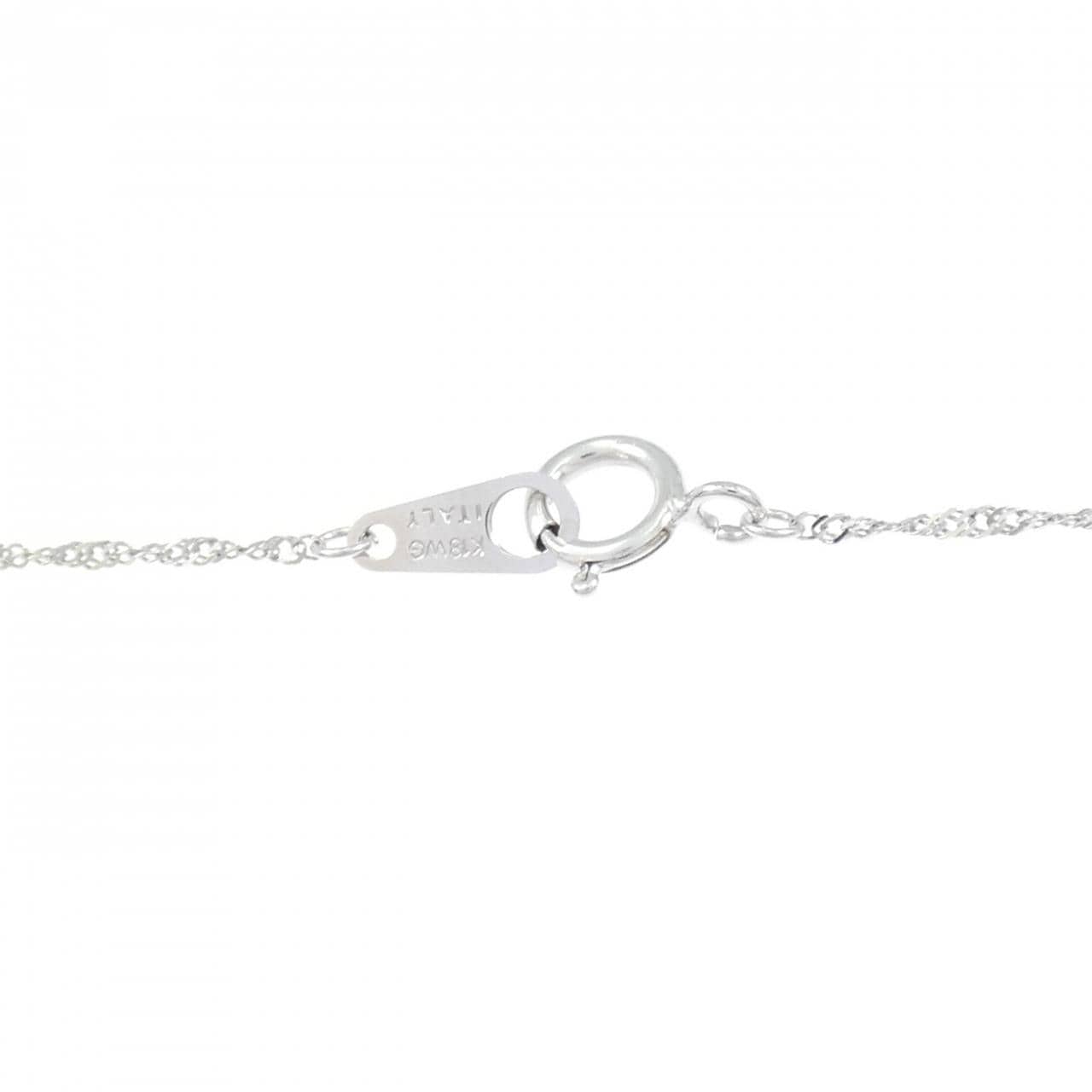 K18WG ダイヤモンド ネックレス 0.05CT