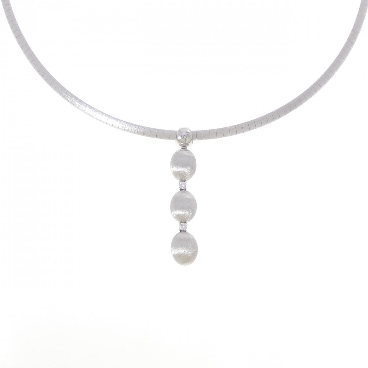 ナニス 750WG ネックレス 0.09CT