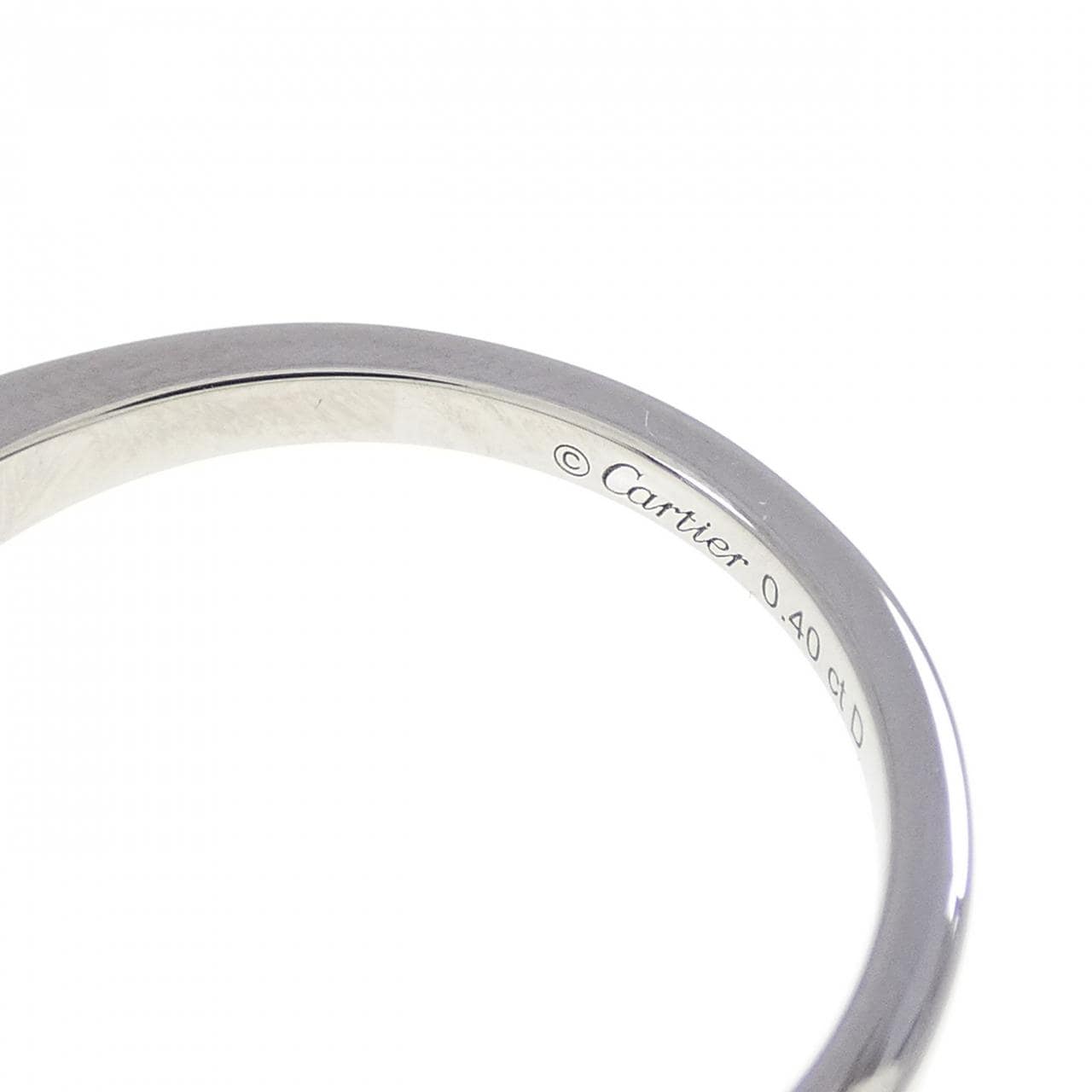 カルティエ バレリーナ リング 0.40CT E VS1 3EXT