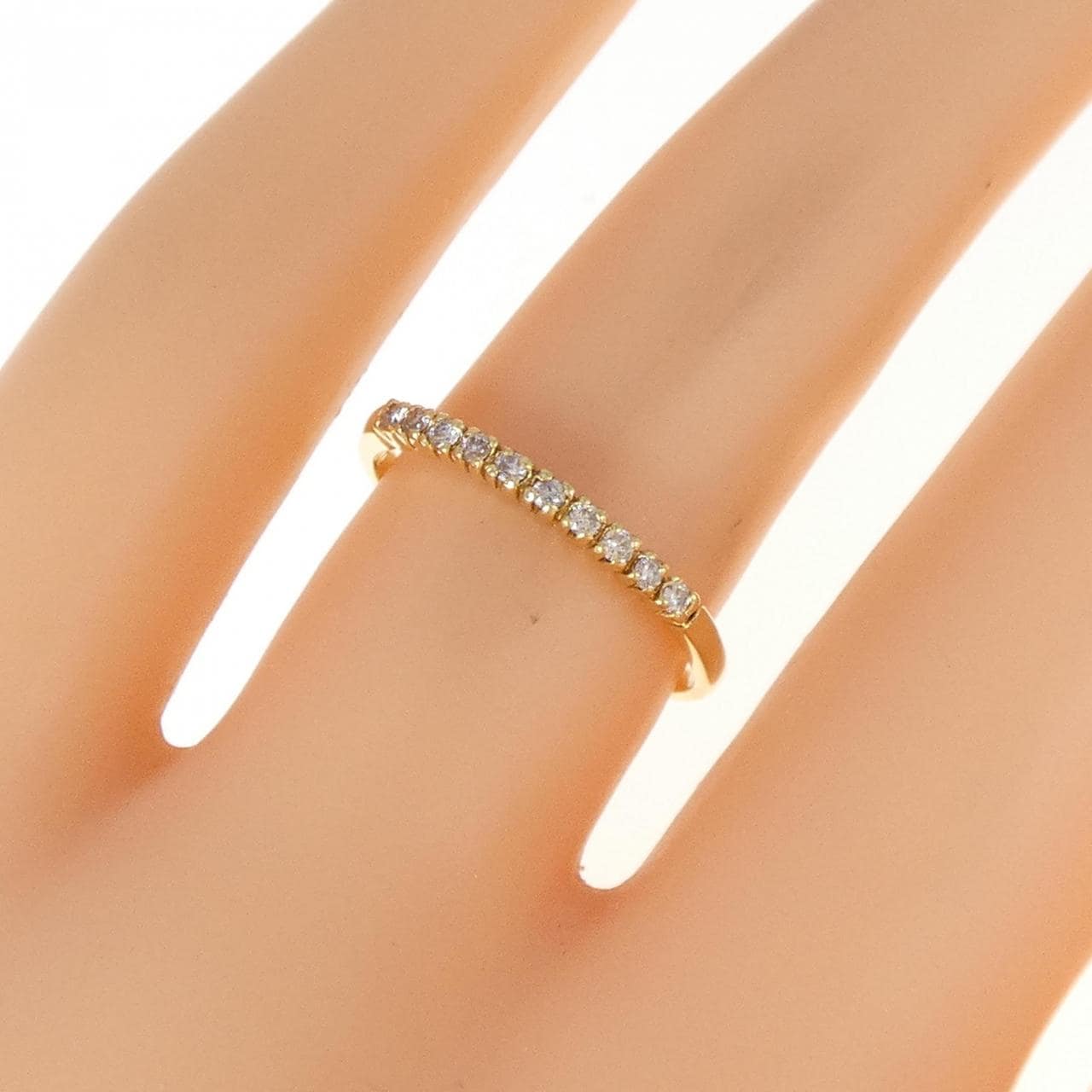 K18YG ダイヤモンド リング 0.10CT
