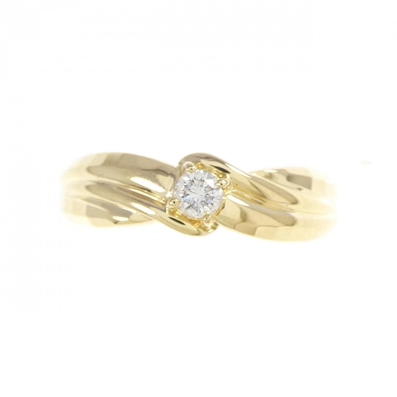K18YG ダイヤモンド リング 0.10CT