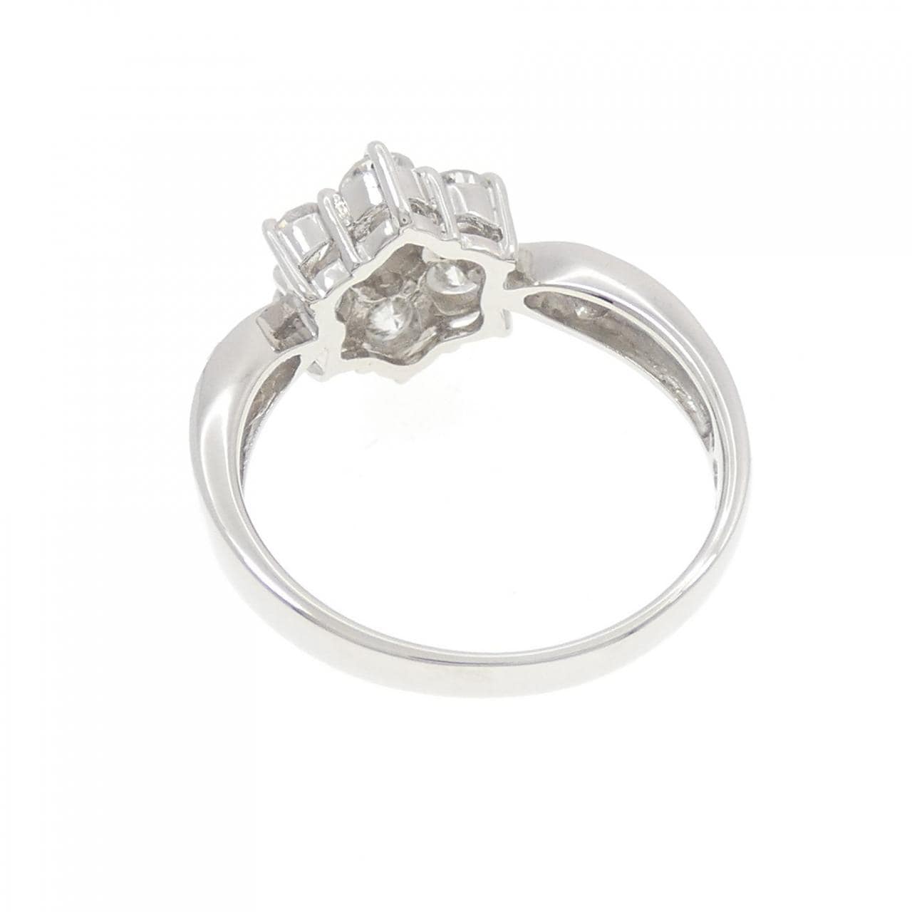 PT850 フラワー ダイヤモンド リング 1.11CT