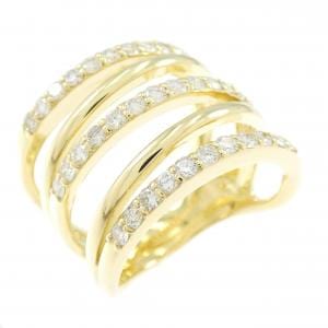 K18YG ダイヤモンド リング 1.00CT