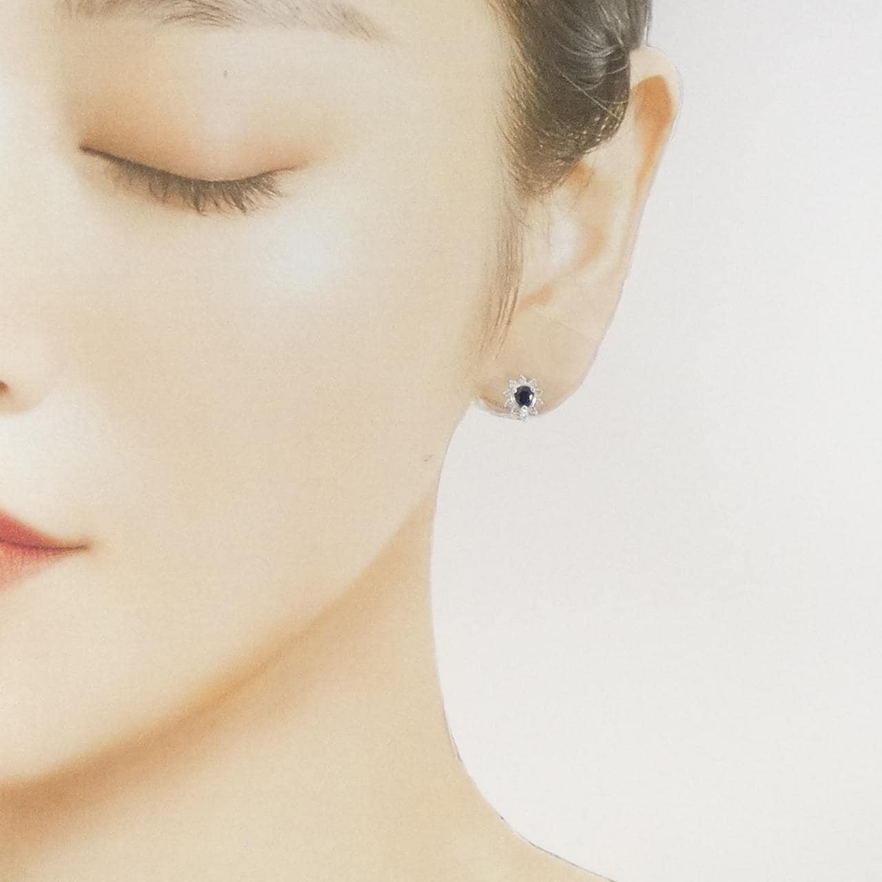 PT850 サファイヤ ピアス 0.60CT