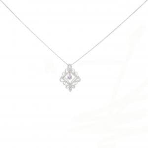 PT900/PT850 ピンクダイヤモンド ネックレス 0.20CT