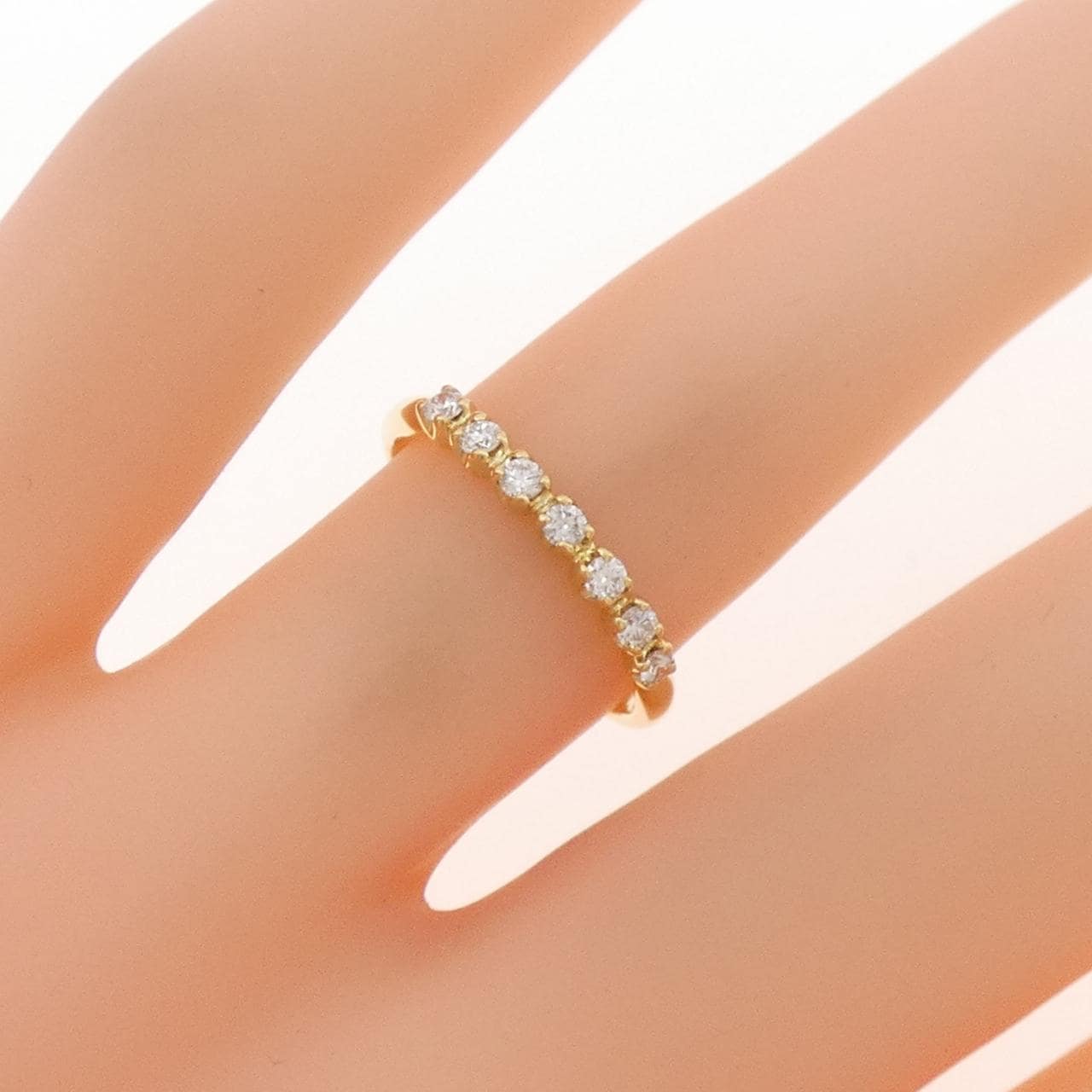 K18YG ダイヤモンド リング 0.15CT