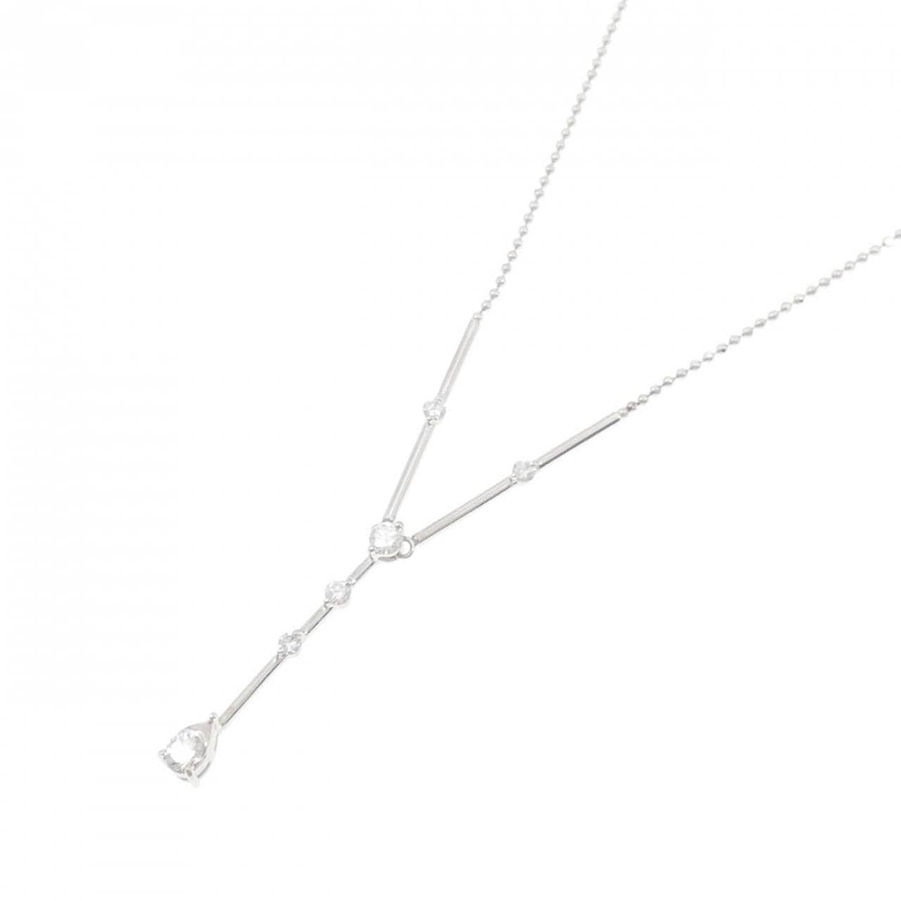 PT900/PT850 ダイヤモンド ネックレス 0.50CT