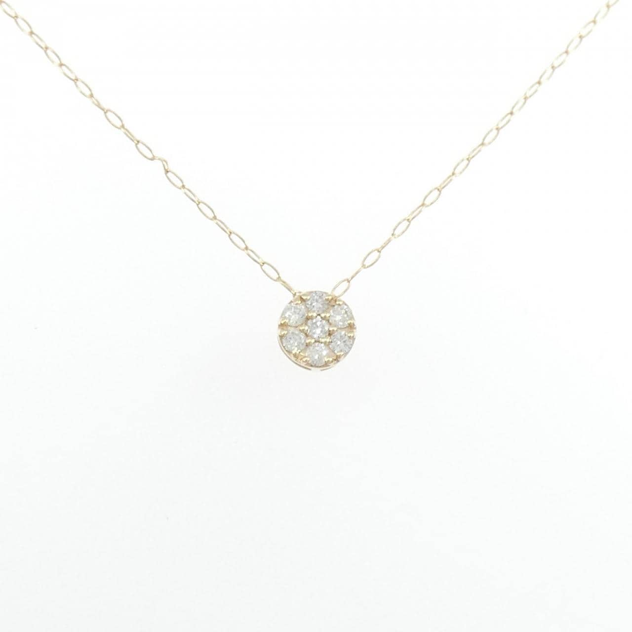 K10YG ダイヤモンド ネックレス 0.09CT