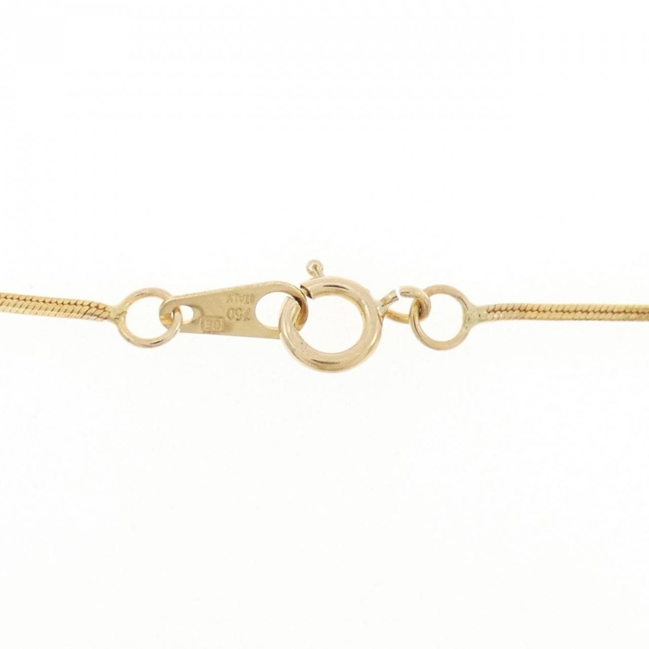 K18YG/750YG クロス ダイヤモンド ネックレス 1.00CT
