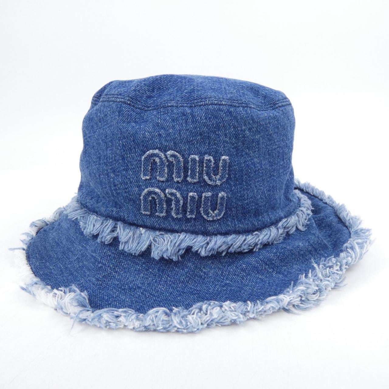 ミュウミュウ MIU MIU 5HC196 2CL4 ハット