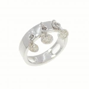 K18WG ダイヤモンド ピンキー リング 0.50CT