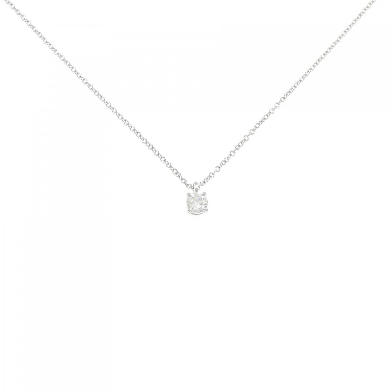 ティファニー ソリティア ネックレス 0.19CT J VVS2 EXT