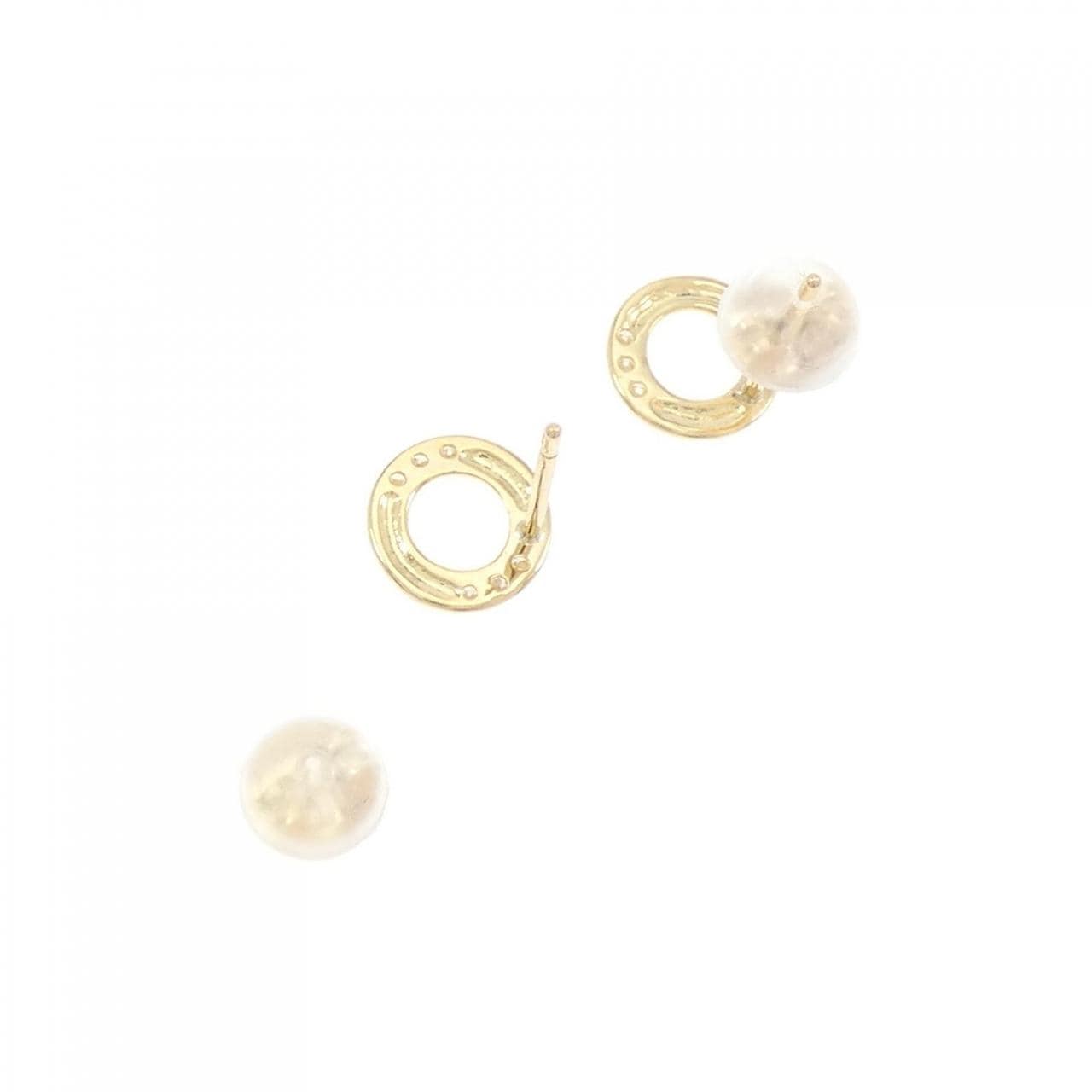 [Remake] K18YG Diamond earrings 0.08CT