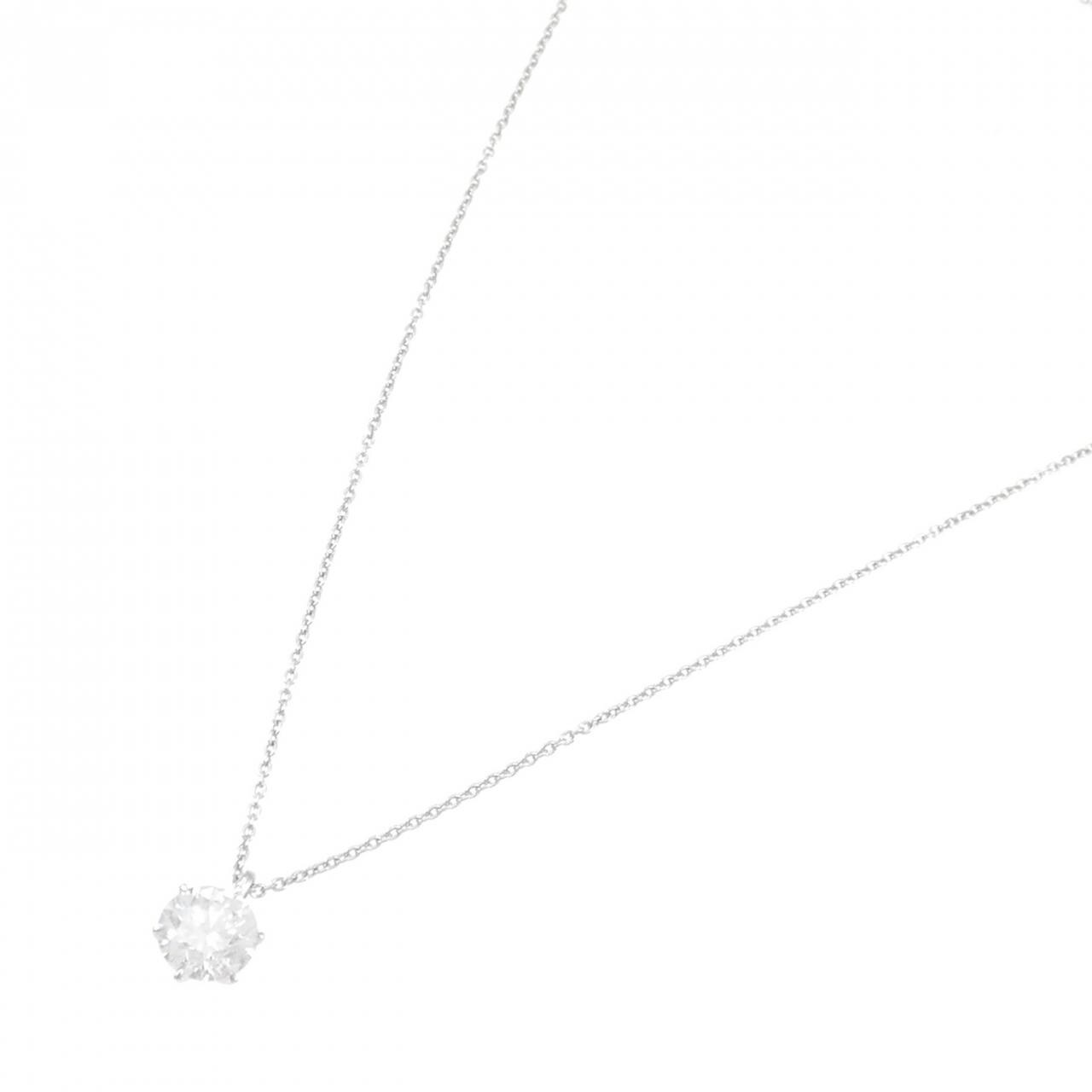 【リメイク】PT900/PT850 ダイヤモンド ネックレス 1.198CT F I1 Good