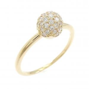 【リメイク】K18YG ダイヤモンド リング 0.30CT