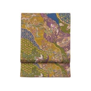 【未使用品】袋帯　全通柄【前田仁仙】