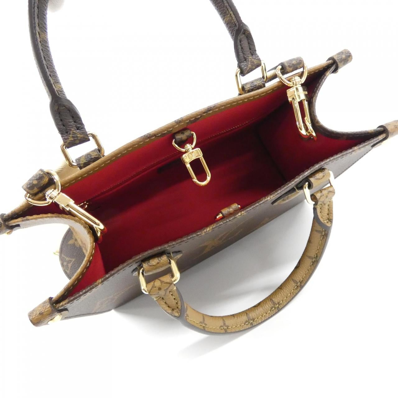 ルイヴィトン モノグラム ジャイアント オンザゴー PM M46373 バッグ