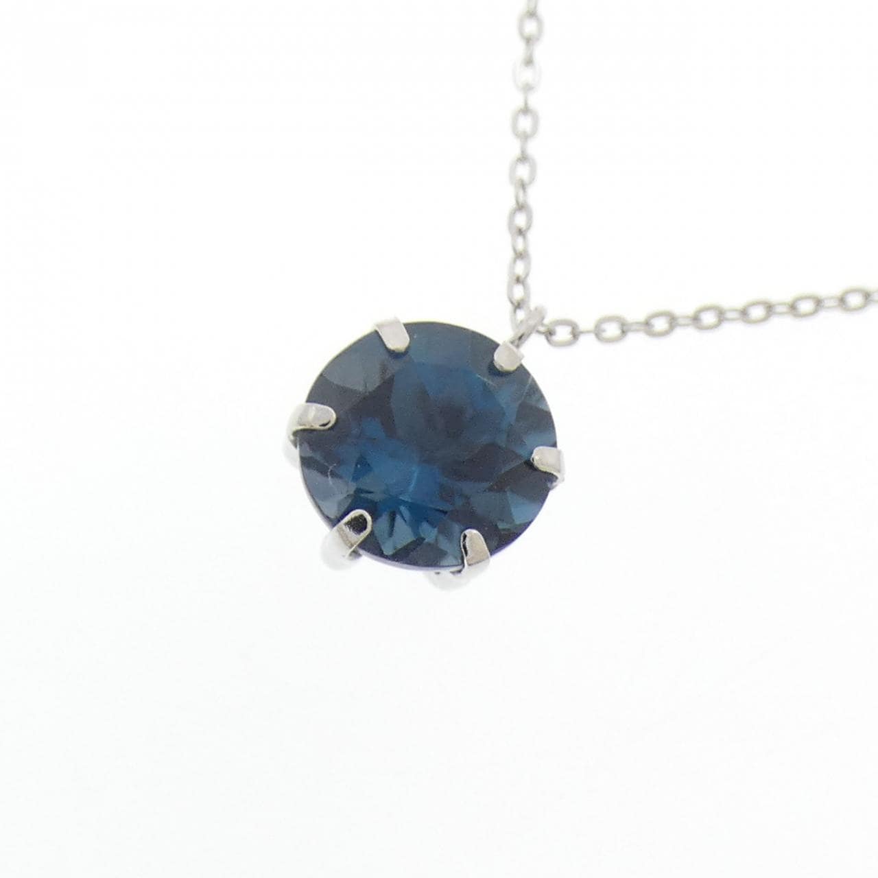 PT900/PT850 ブルートパーズ ネックレス 1.25CT
