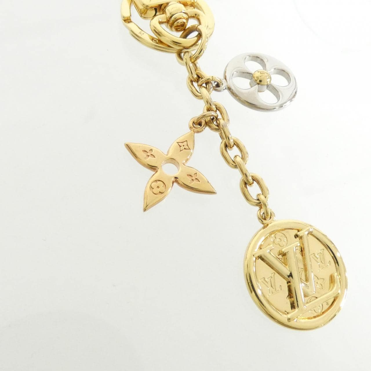 ルイヴィトン ポルト クレ ナノグラム M01017 キーリング