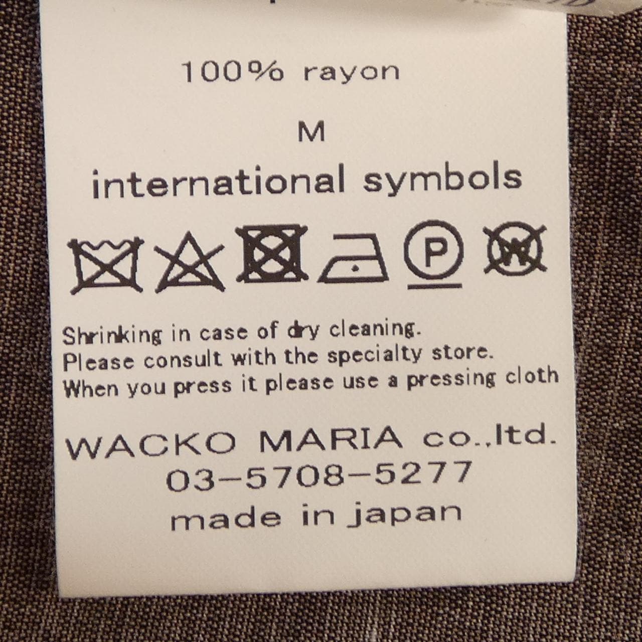 ワコマリア WACKO MARIA S／Sシャツ