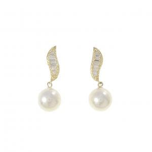 K18YG アコヤパール ピアス 7.9mm