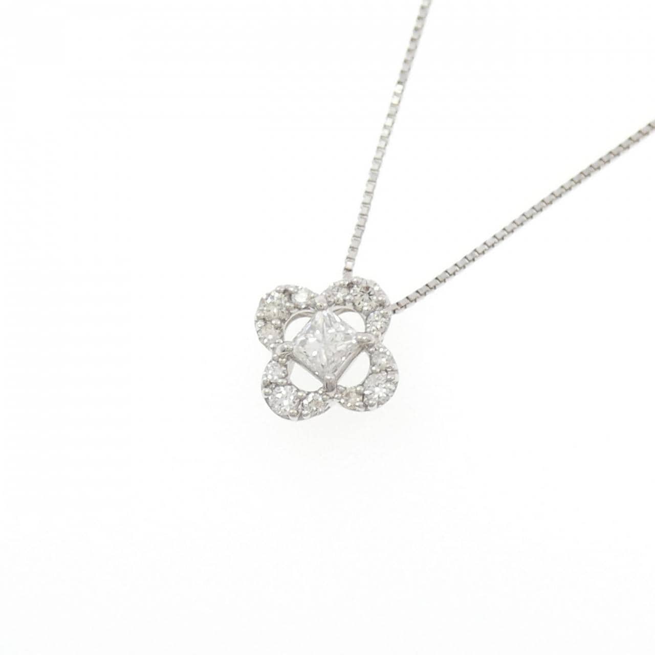 PT950/PT850 ダイヤモンド ネックレス 0.183CT