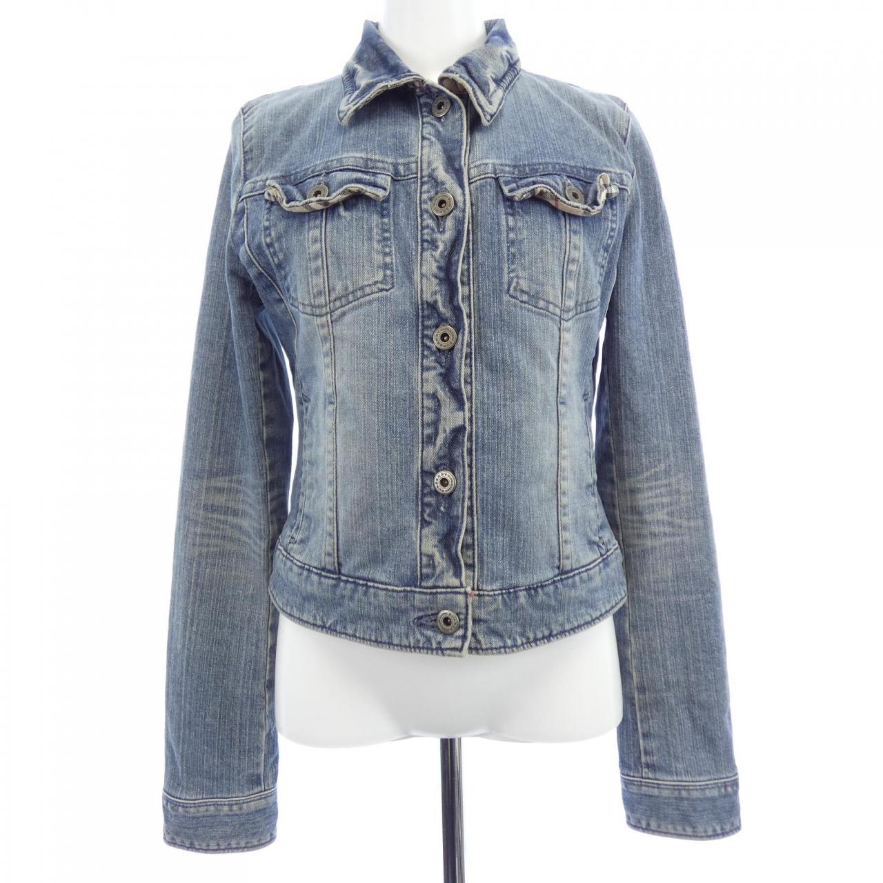 バーバリーブルーレーベル BURBERRY BLUE LABEL FCF21-507-32 デニムジャケット