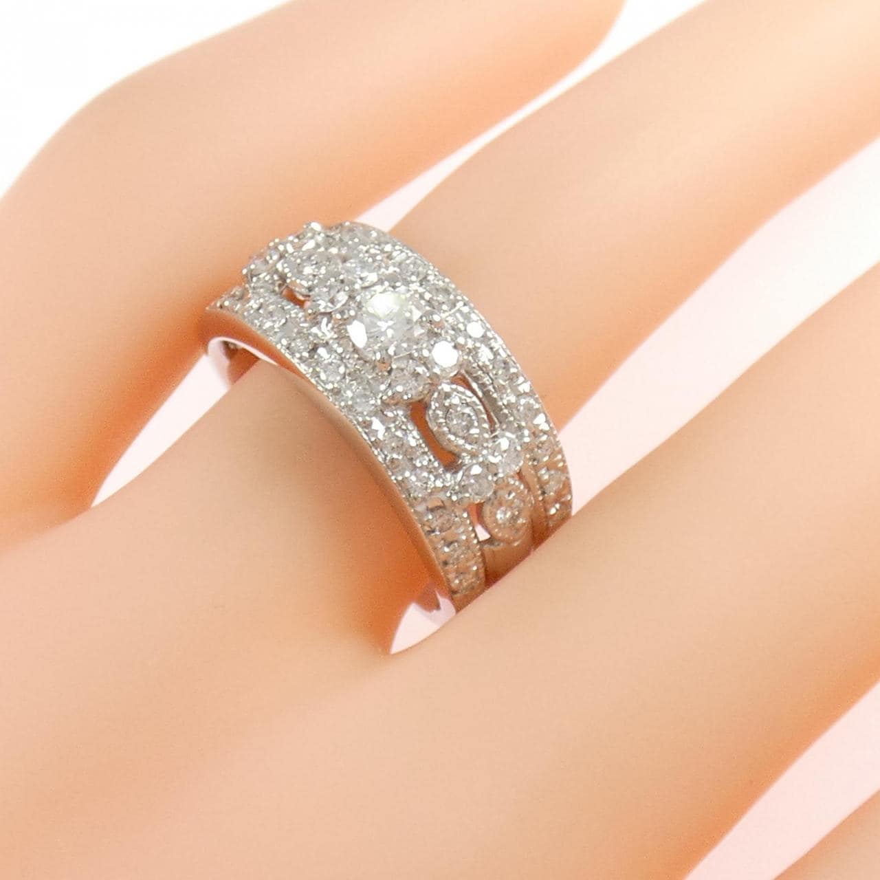 PT900 ダイヤモンド リング 0.76CT