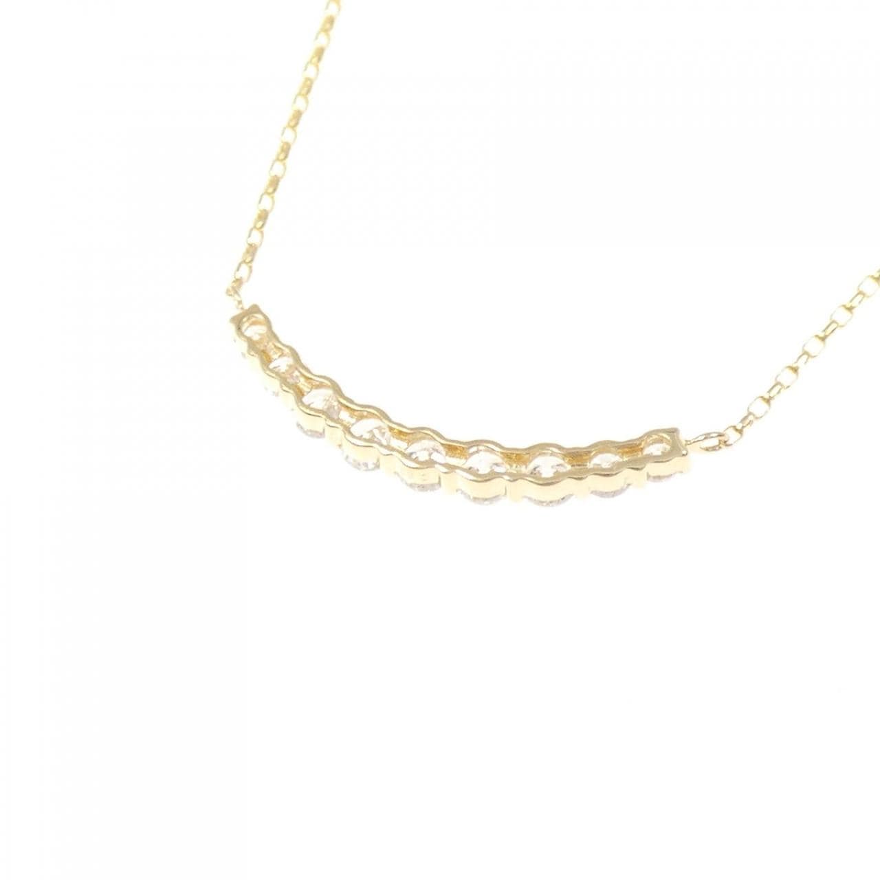 K18YG ダイヤモンド ネックレス 0.32CT