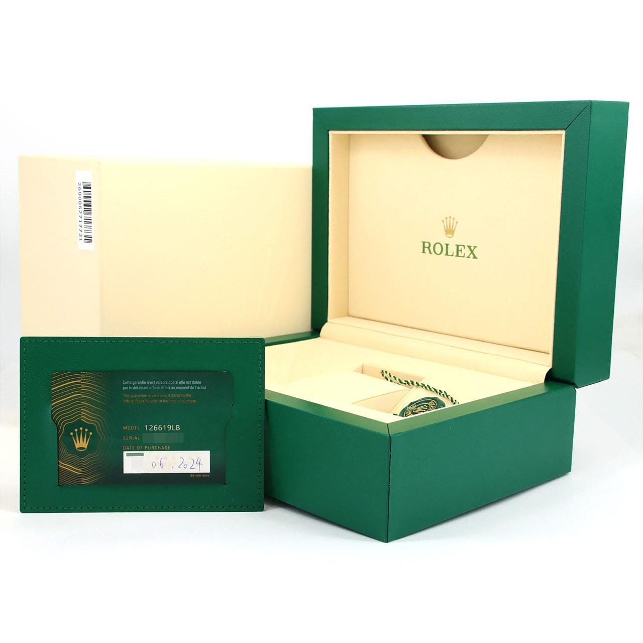 ロレックス サブマリーナーデイト 126619LB WG 自動巻 ランダム番