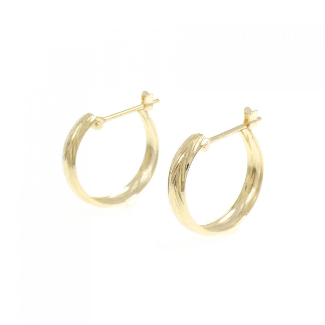 K18YG earrings