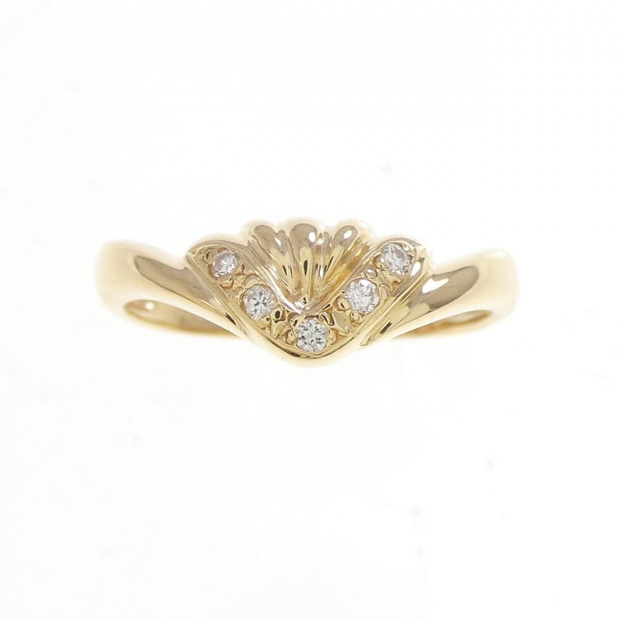 K18YG ダイヤモンド リング 0.05CT