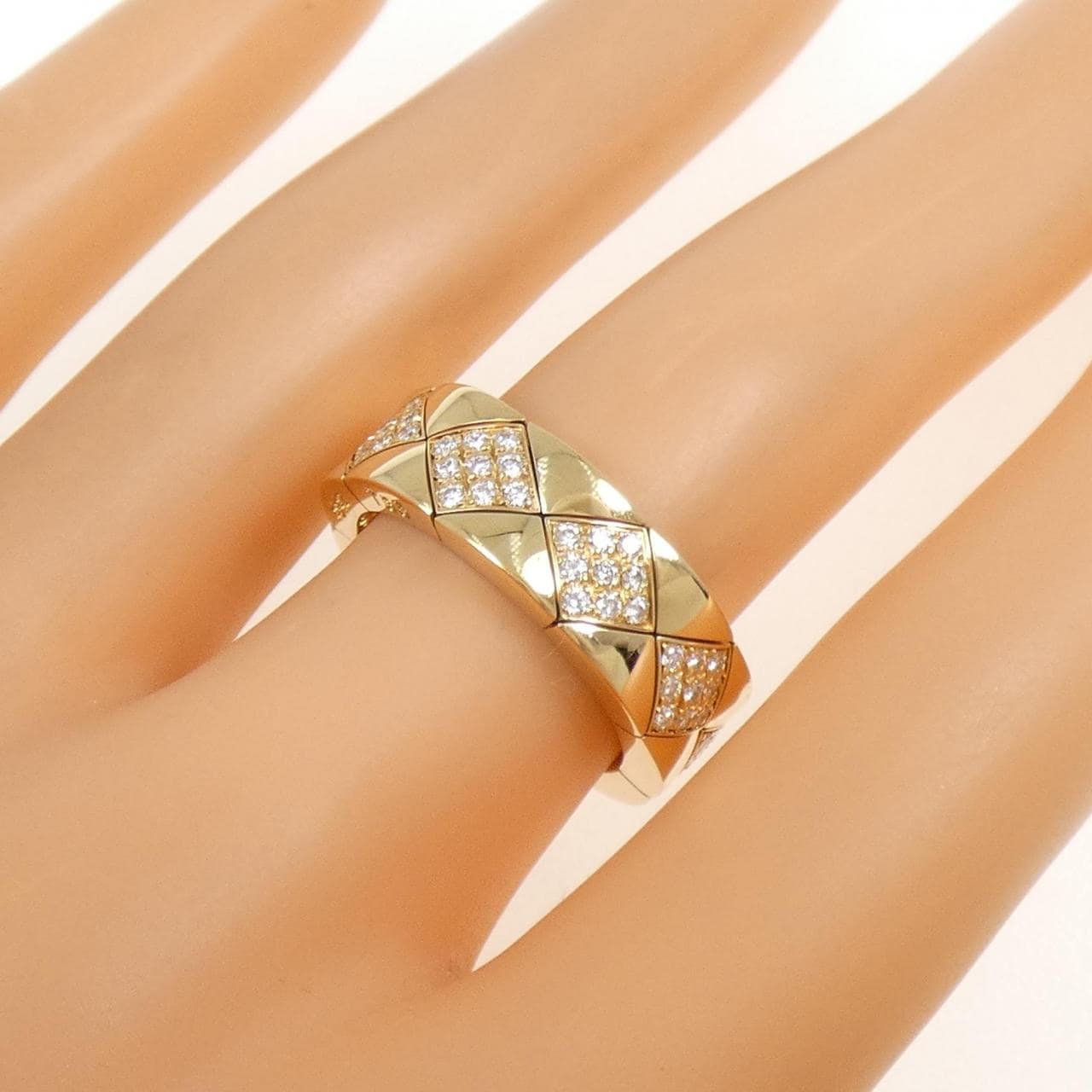 【ヴィンテージ】シャネル マトラッセ　スープル リング