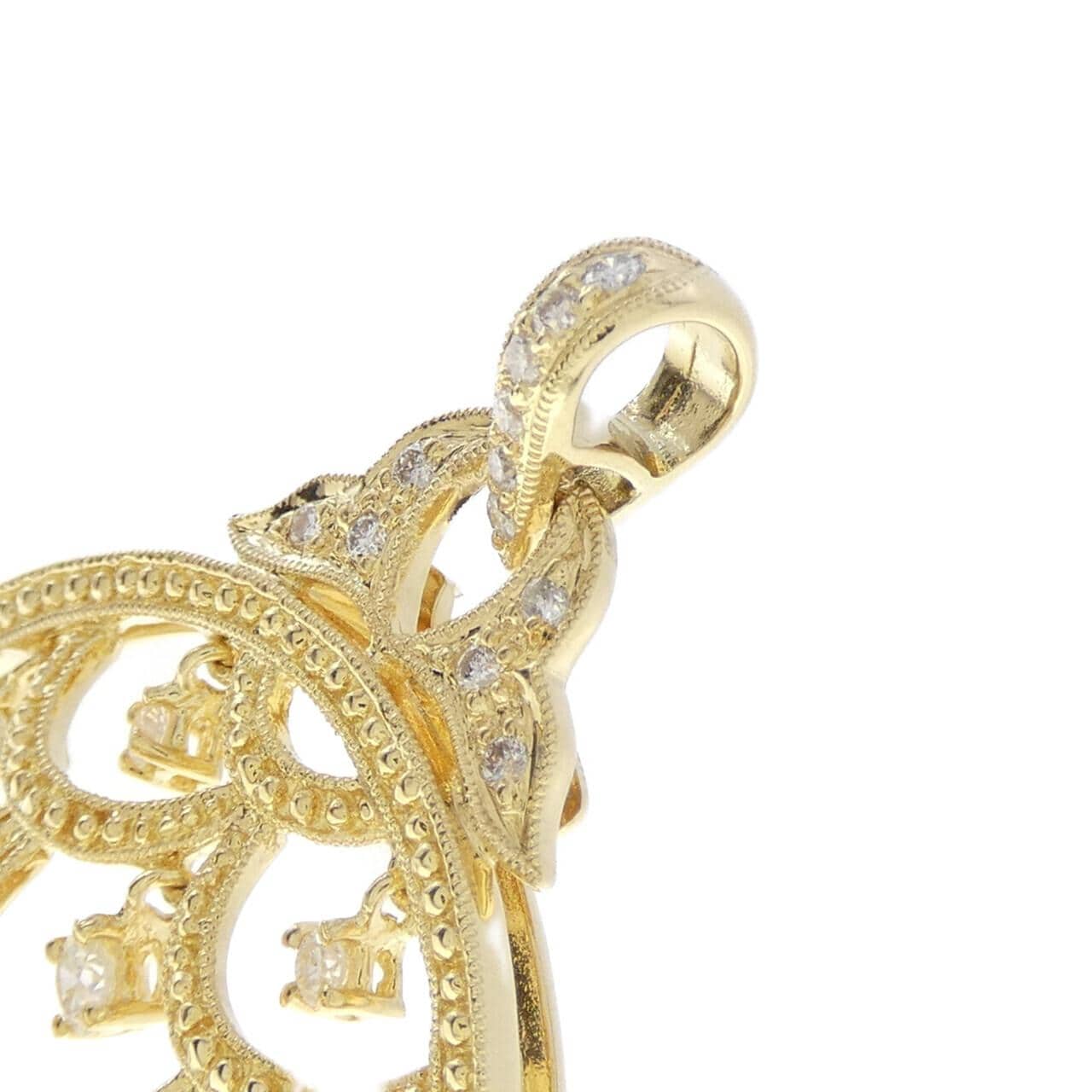 K18YG ダイヤモンド ペンダント 1.20CT