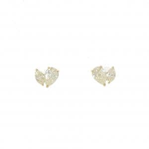【新品】K18YG ダイヤモンド ピアス 0.56CT