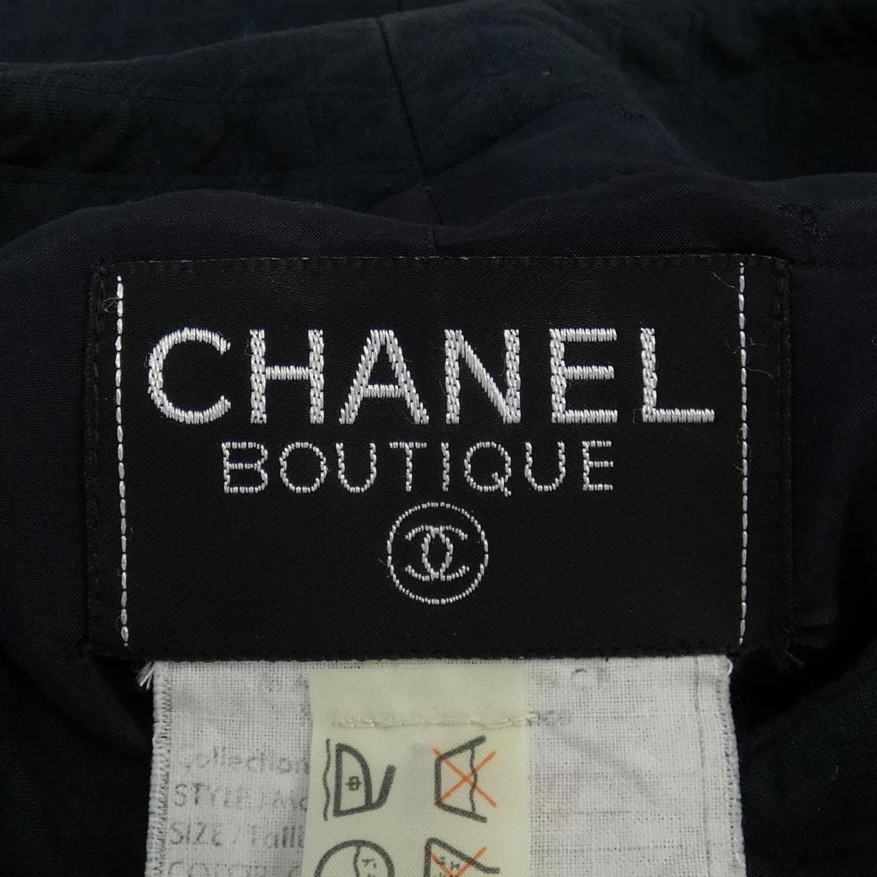 [vintage] CHANEL collarless jacket