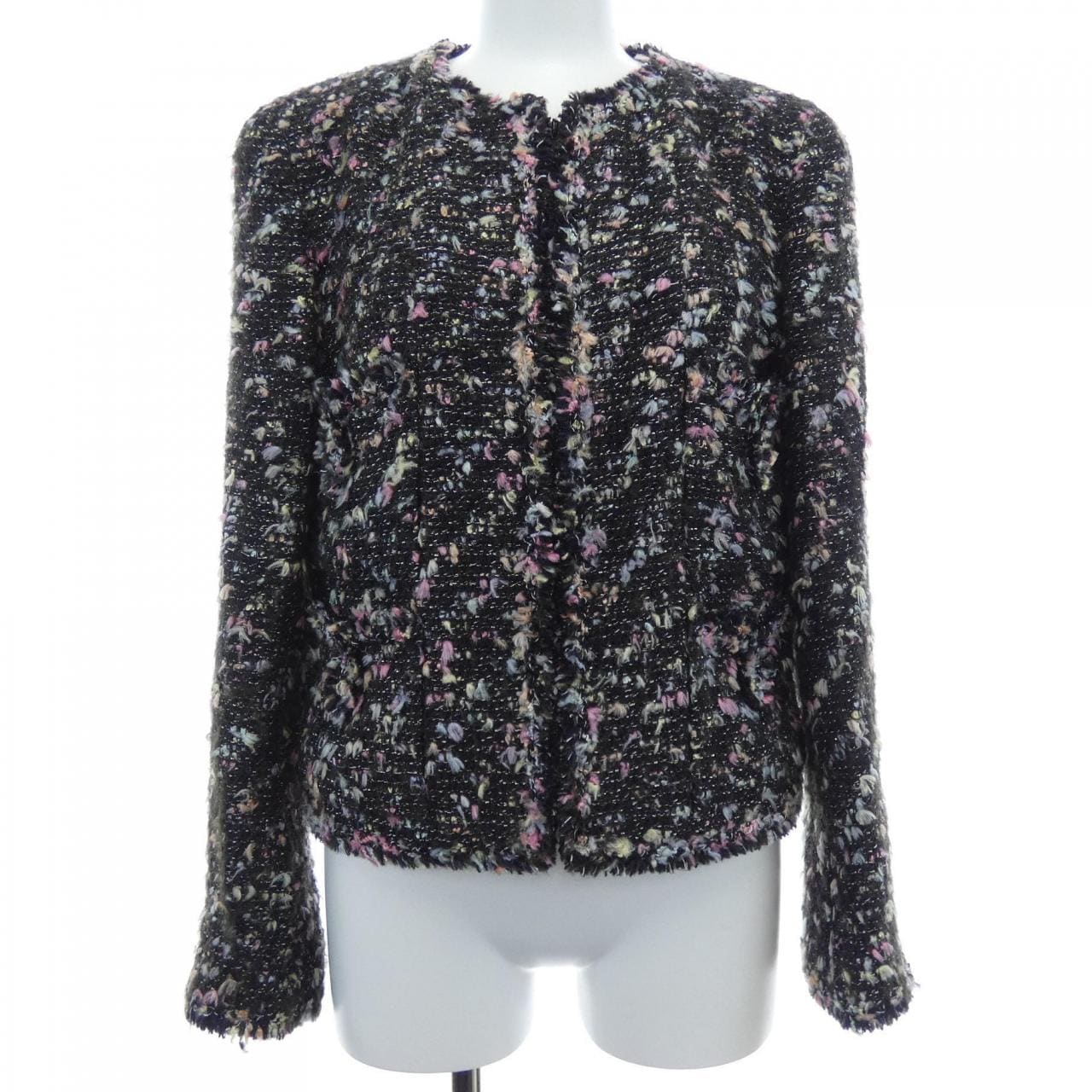 【ヴィンテージ】シャネル CHANEL P24792V15035 04A ノーカラージャケット