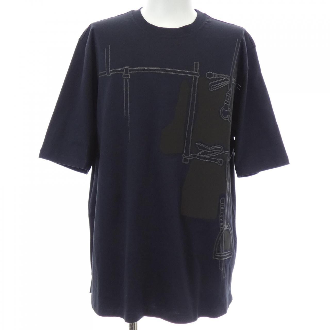 エルメス HERMES アルネ アン グアッシュ3D HARNAIS EN GOUACHE 3D 467930HA Tシャツ