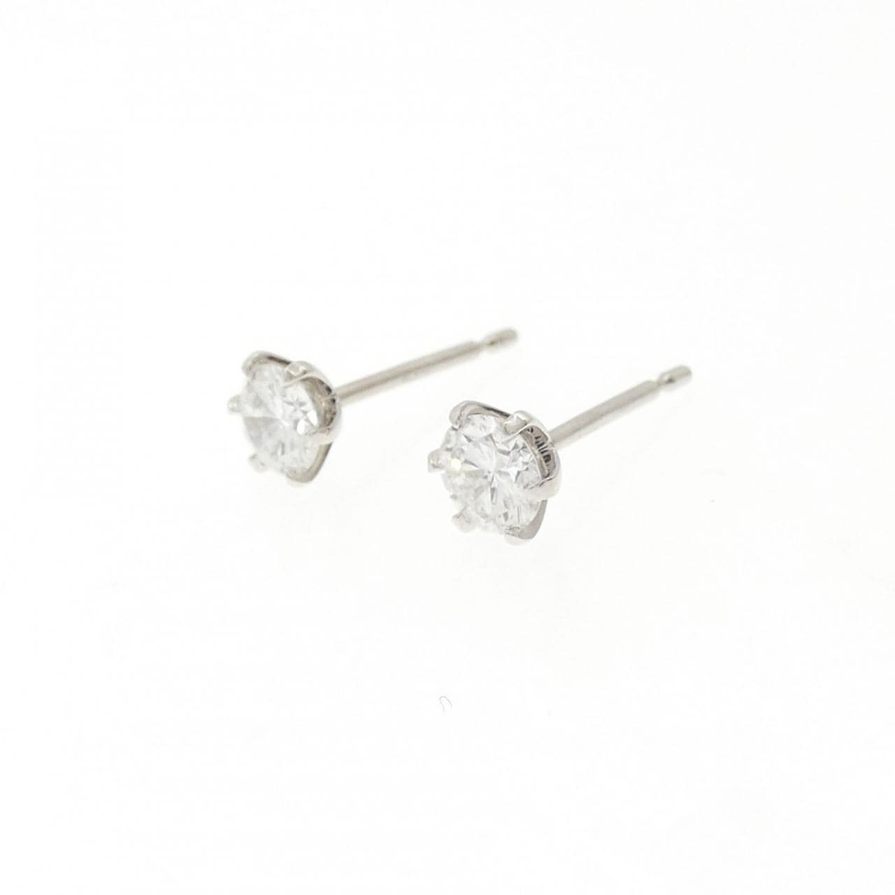 【リメイク】PT900/ST ダイヤモンド ピアス 0.252CT 0.258CT G-F VS1-2 VG-G
