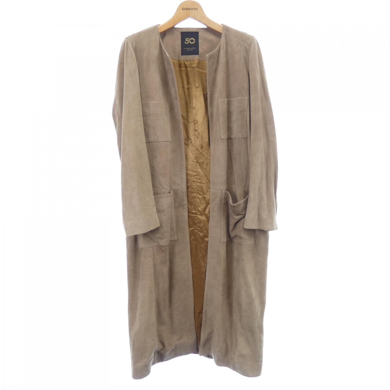 チンクアンタ Cinquanta レザーコート