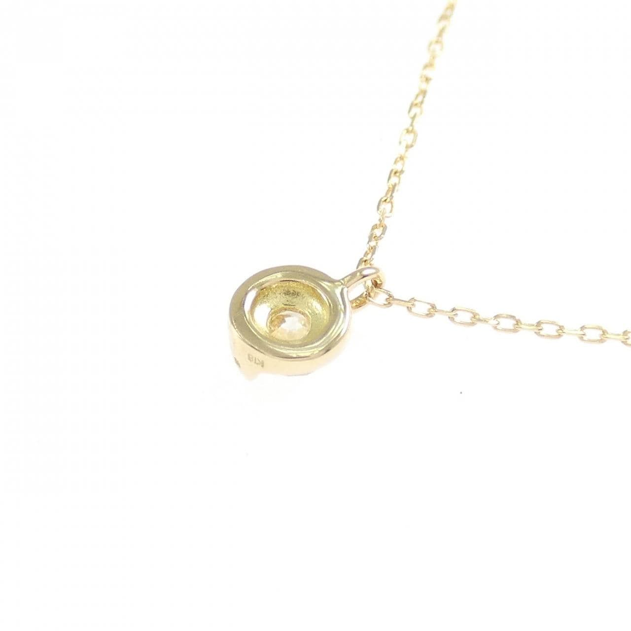 K18YG ダイヤモンド ネックレス 0.10CT