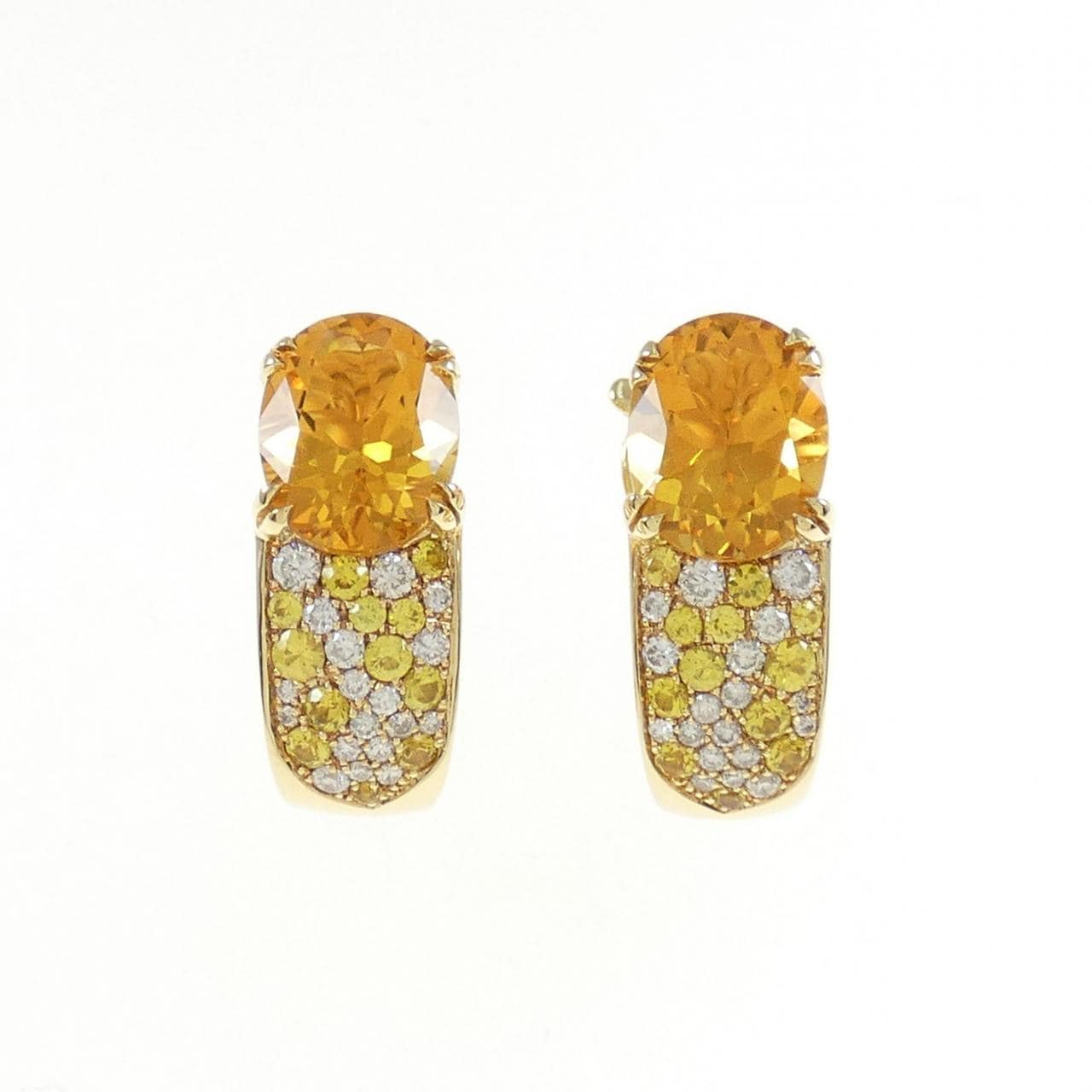 MAUBOUSSIN citrine earrings