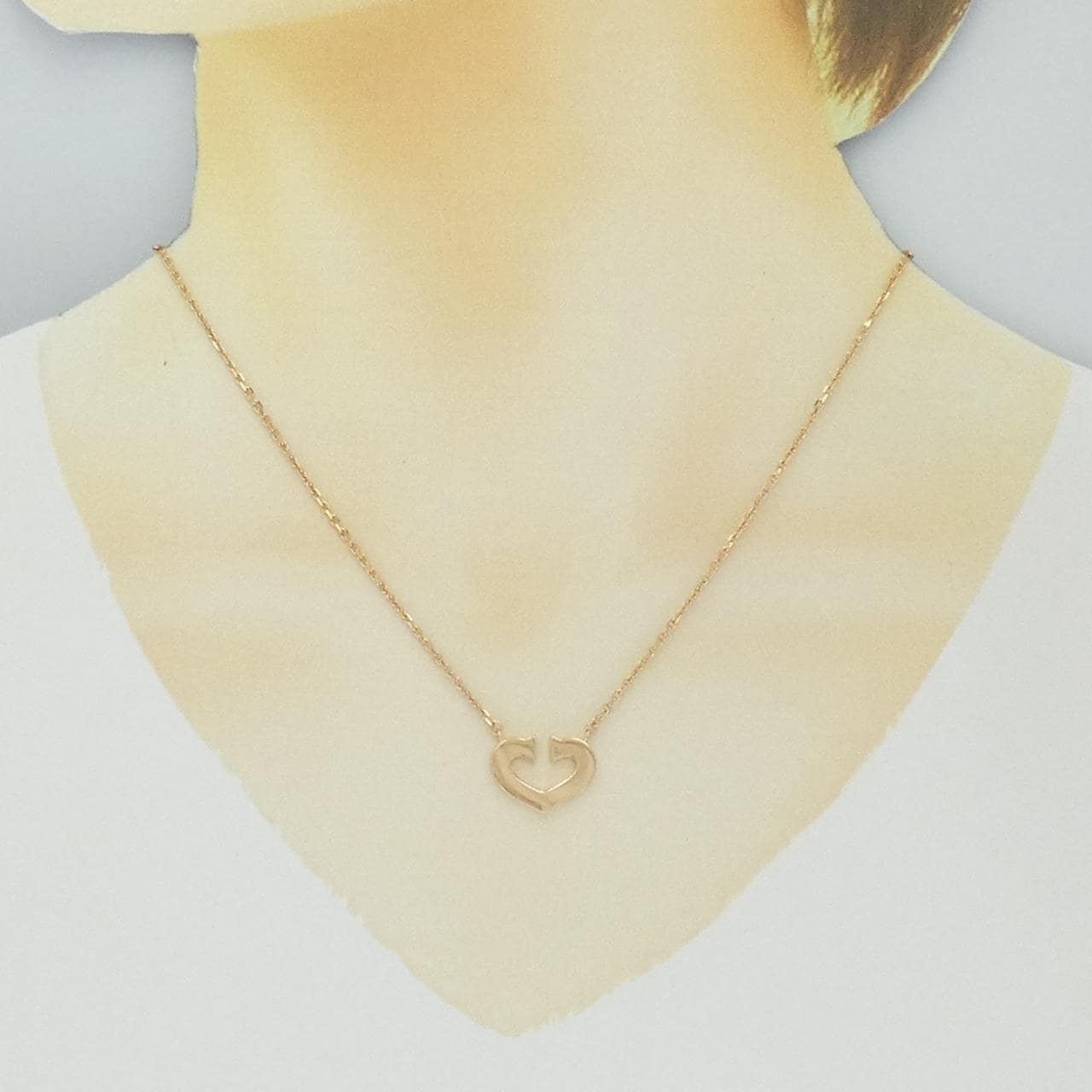 Cartier C heart項鍊