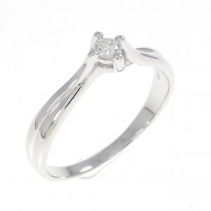 K18WG ダイヤモンド リング 0.08CT