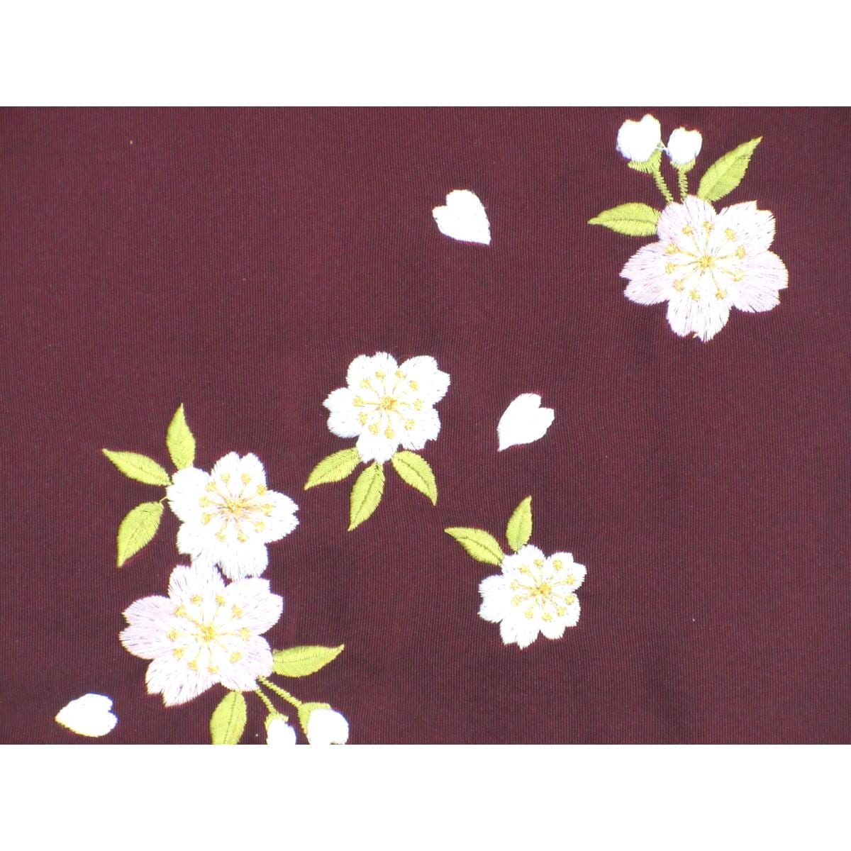 女袴　ボカシ刺繍　紐下８３ｃｍ
