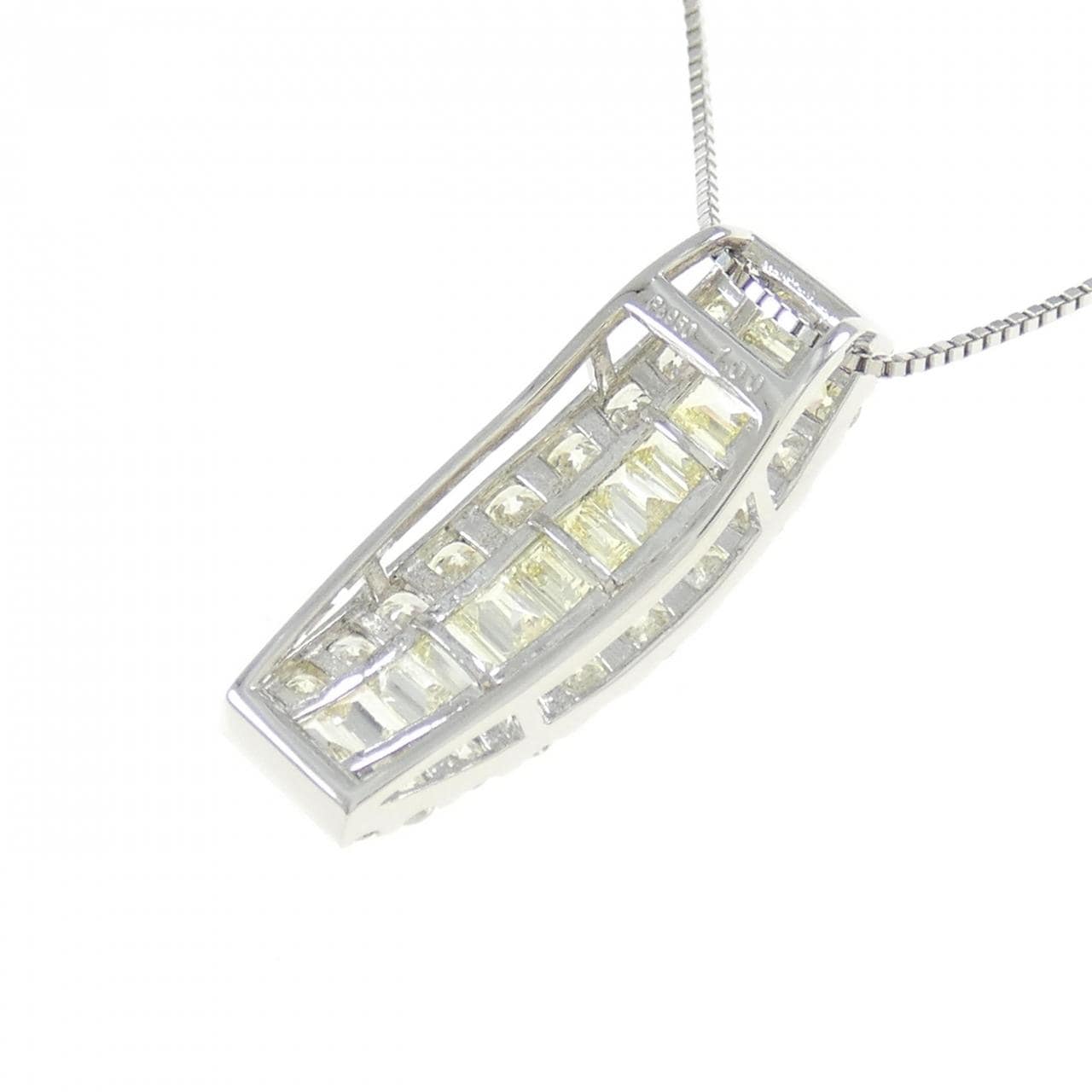 PT950/PT850 Diamond Necklace 1.00CT