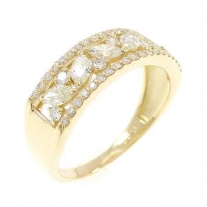 【新品】K18YG ダイヤモンド リング 0.75CT